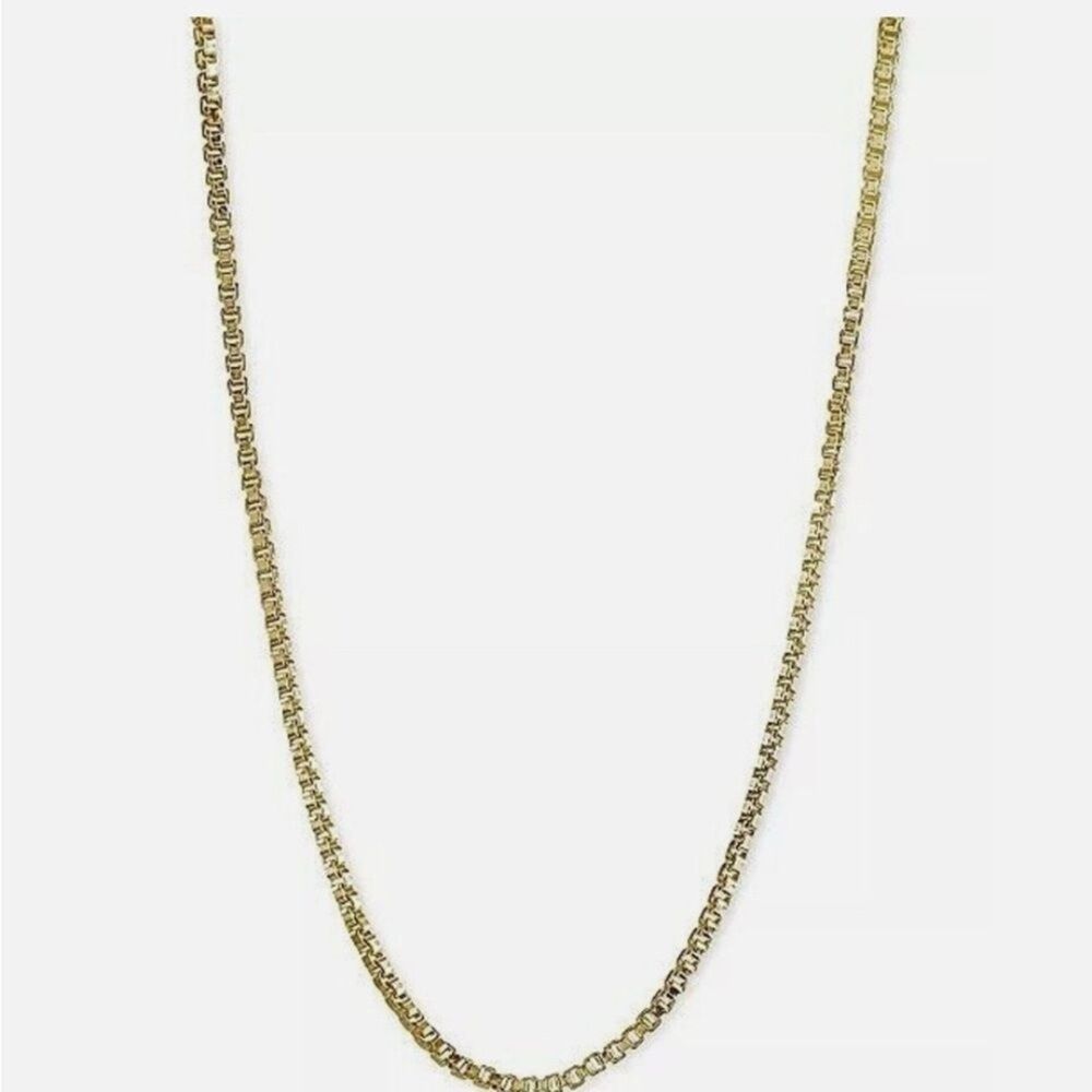 Giani Bernini Gold Dainty Chain Necklace – Adjustable Minimalist Jewelry